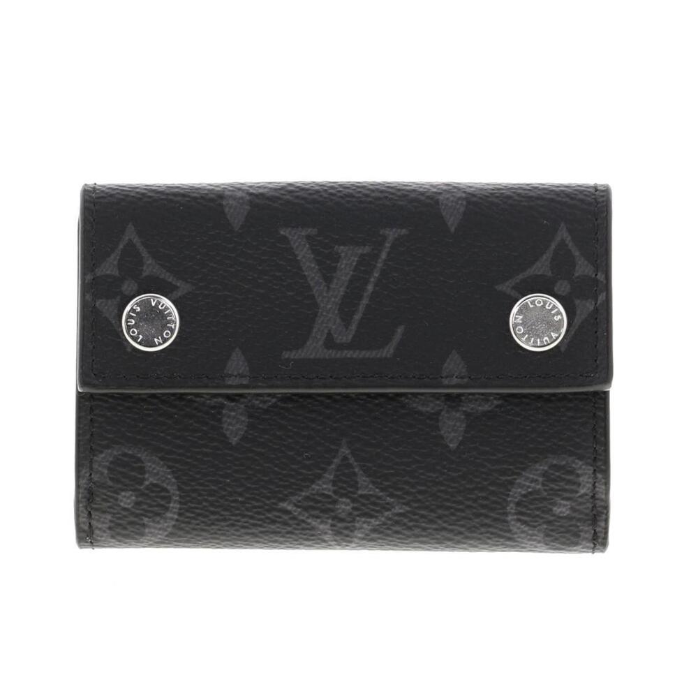 LOUIS VUITTON Discovery Compact Wallet Case Eclipse Black